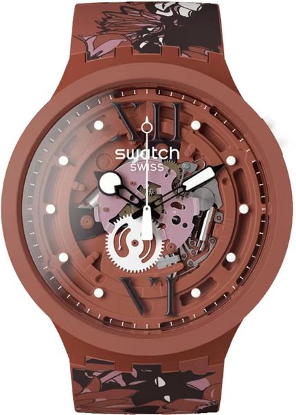 Swatch CAMOFLOWER COTTON SB05C100 Orologio unisex Swatch CAMOFLOWER COTTON SB05C100 Orologio unisex