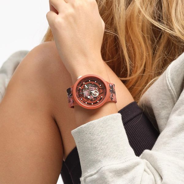 Swatch CAMOFLOWER COTTON SB05C100 Orologio unisex Swatch CAMOFLOWER COTTON SB05C100 Orologio unisex