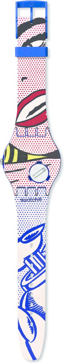 Swatch GIRL BY ROY LICHTENSTEIN, THE WATCH SUOZ352 Heren armbandhorloge