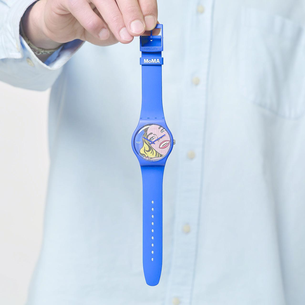 Swatch GIRL BY ROY LICHTENSTEIN, THE WATCH SUOZ352 Heren armbandhorloge