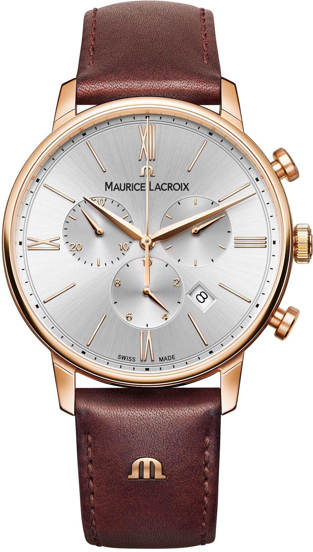 Maurice Lacroix Eliros EL1098-PVP01-111-1 Chronographe pour homme Fabriqué en Suisse Maurice Lacroix Eliros EL1098-PVP01-111-1 Chronographe pour homme Fabriqué en Suisse