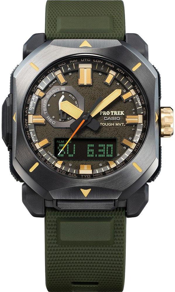 Casio Pro Trek PRW-6900Y-3ER Atomic watch for men Solar Operation