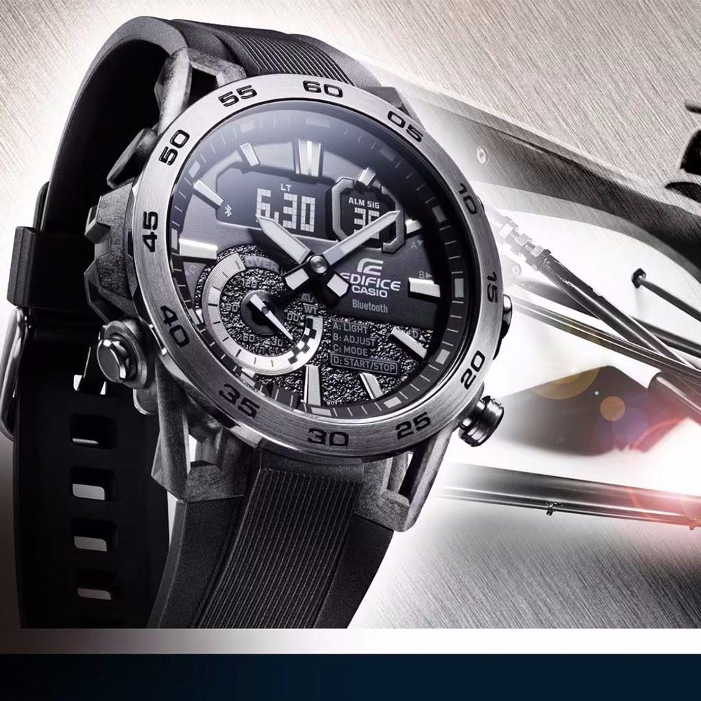 Casio Edifice Bluetooth ECB-40P-1AEF Orologio da polso uomo Tecnologia Bluetooth