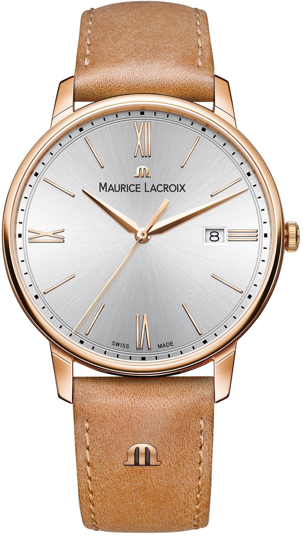 Maurice Lacroix Eliros EL1118-PVP01-111-2 Herrenarmbanduhr flach & leicht
