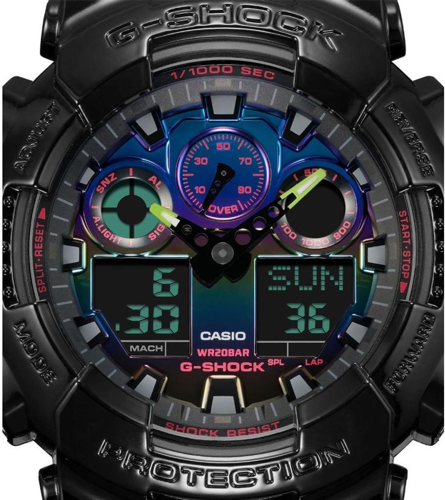 Casio G-Shock Classic GA-100RGB-1AER Reloj de Pulsera para hombres