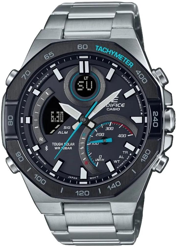 Casio Edifice Bluetooth ECB-950DB-1AEF Heren armbandhorloge Bluetooth-technologie