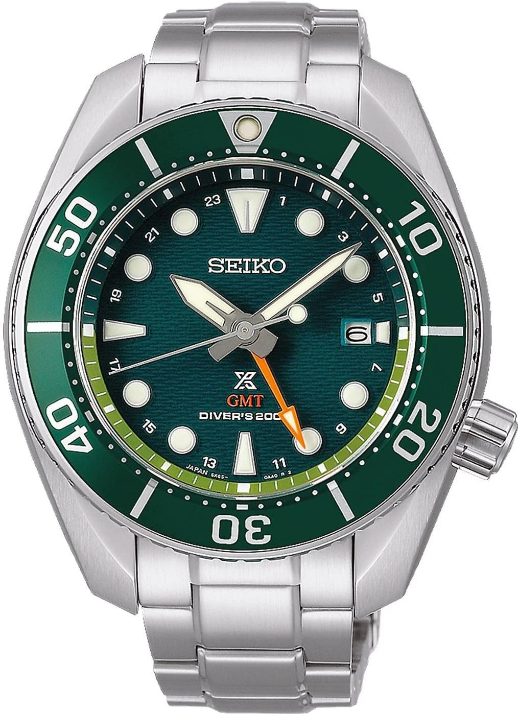 Seiko Prospex Divers GMT Solar "Sumo" SFK003J1 Heren armbandhorloge Duikhorloge