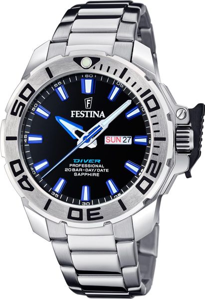 Festina The Originals F20665/3 Montre-Bracelet pour hommes Montre Plongée Festina The Originals F20665/3 Montre-Bracelet pour hommes Montre Plongée