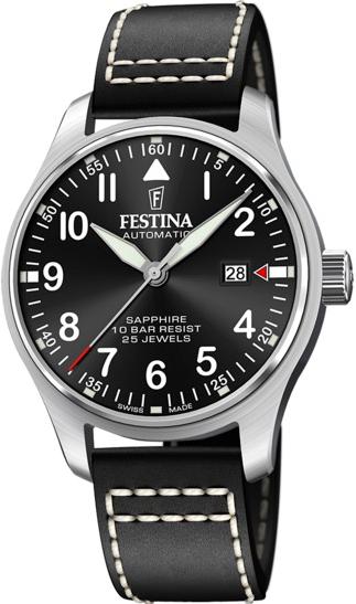 Festina Swiss Made Pilot F20151/4 Automatic Mens Watch Swiss Made