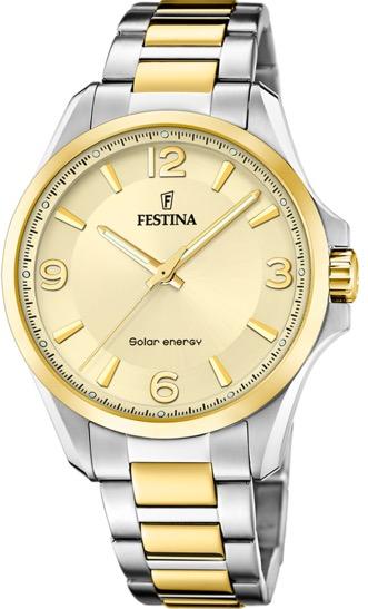 Festina Solar Energy F20657/2 Montre-Bracelet pour hommes Alimentation Solaire