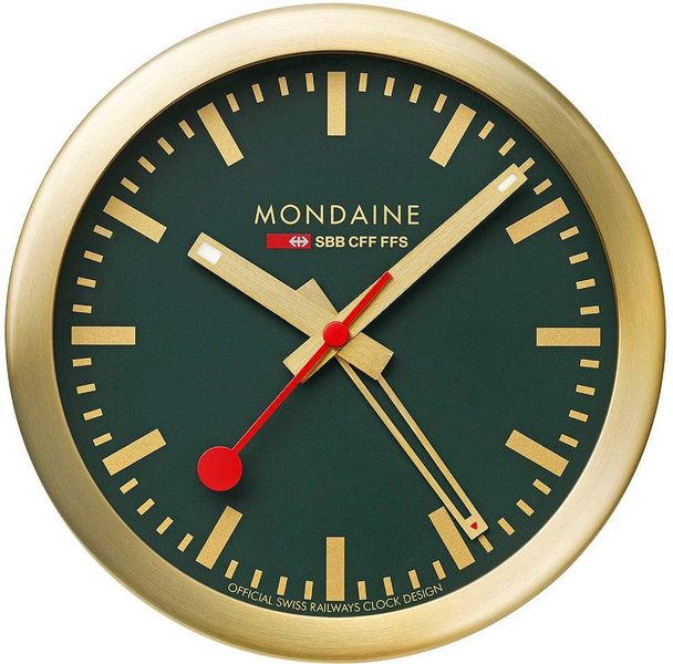 Mondaine MINI WANDUHR UND WECKER A997.MCAL.66SBG Wanduhr Mondaine MINI WANDUHR UND WECKER A997.MCAL.66SBG Wanduhr