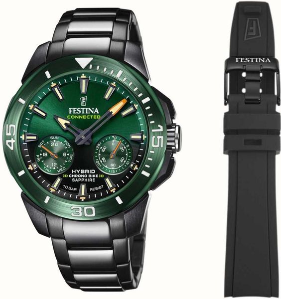 Festina Chrono Bike Special Edition Connected F20646/1 Herenchronograaf Bluetooth-technologie Festina Chrono Bike Special Edition Connected F20646/1 Herenchronograaf Bluetooth-technologie