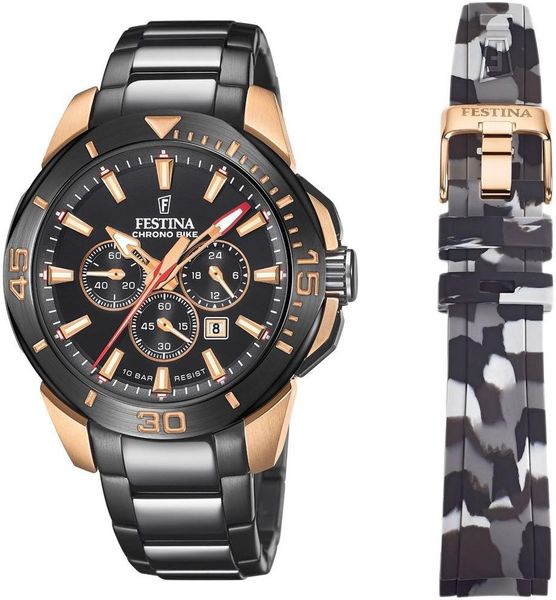 Festina Chrono Bike Special Edition F20645/1 Herrenchronograph Mit Wechselband Festina Chrono Bike Special Edition F20645/1 Herrenchronograph Mit Wechselband