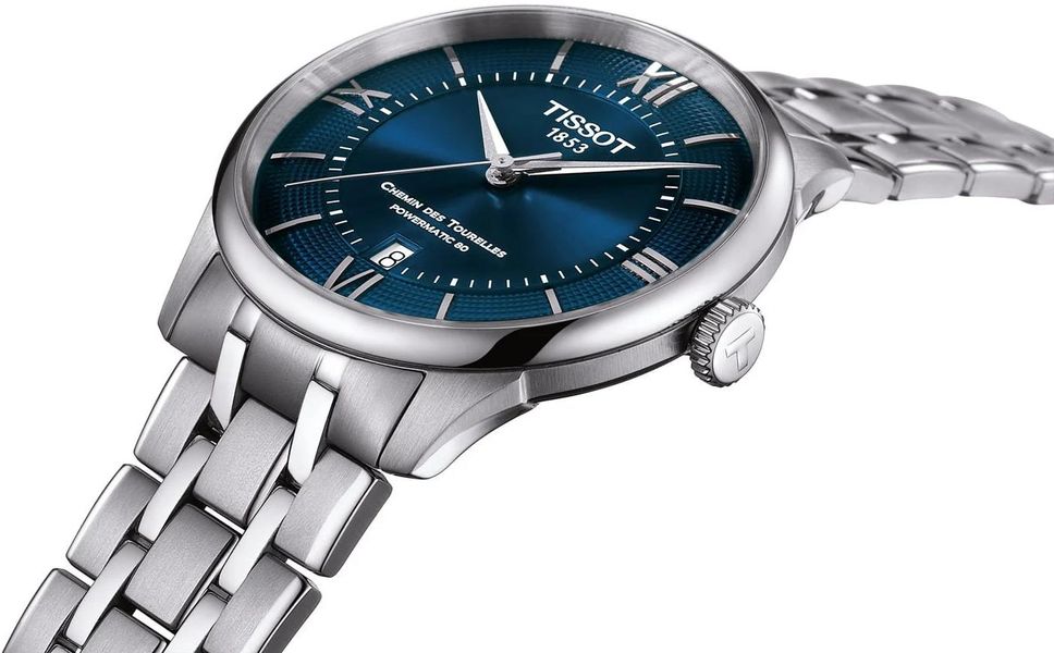 Tissot CHEMIN DES TOURELLES POWERMATIC 80 T139.807.11.048.00 Orologio automatico uomo Riserva de marcia de 80 ore Tissot CHEMIN DES TOURELLES POWERMATIC 80 T139.807.11.048.00 Orologio automatico uomo Riserva de marcia de 80 ore
