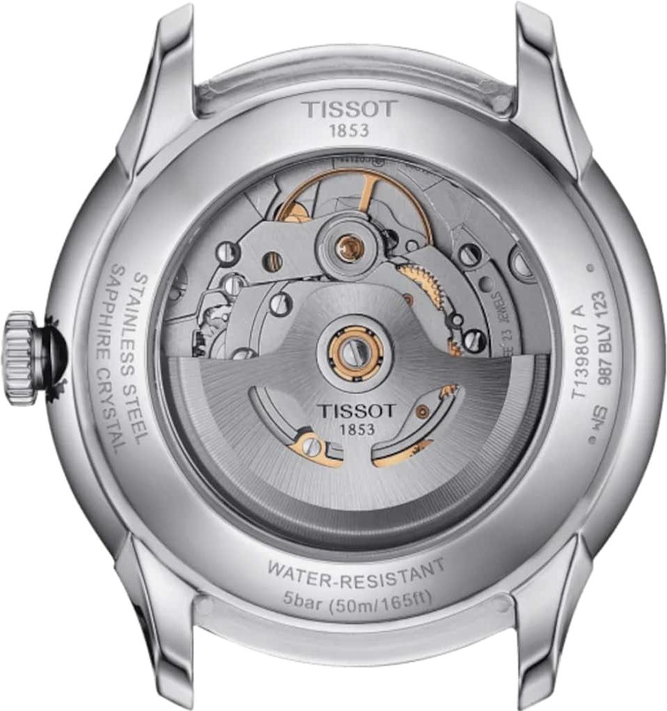 Tissot CHEMIN DES TOURELLES POWERMATIC 80 T139.807.16.041.00 Orologio automatico uomo Riserva de marcia de 80 ore