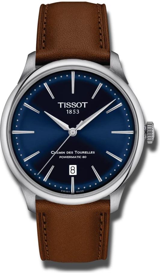 Tissot CHEMIN DES TOURELLES POWERMATIC 80 T139.807.16.041.00 Automatic Mens Watch 80h Power Reserve