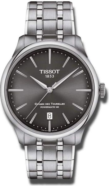 Tissot CHEMIN DES TOURELLES POWERMATIC 80 T139.807.11.061.00 Herren Automatikuhr 80h Gangreserve Tissot CHEMIN DES TOURELLES POWERMATIC 80 T139.807.11.061.00 Herren Automatikuhr 80h Gangreserve