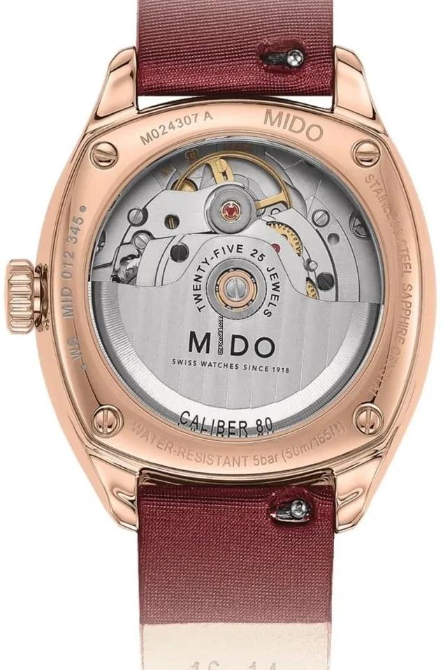 Mido Belluna M0243073711600 Automatic Watch for women With spare bracelet