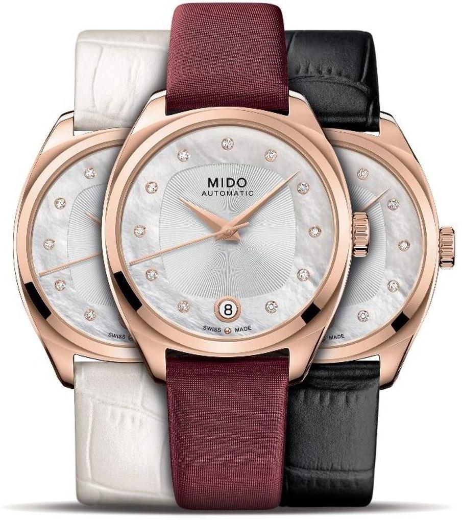 Mido Belluna M0243073711600 Automatic Watch for women With spare bracelet