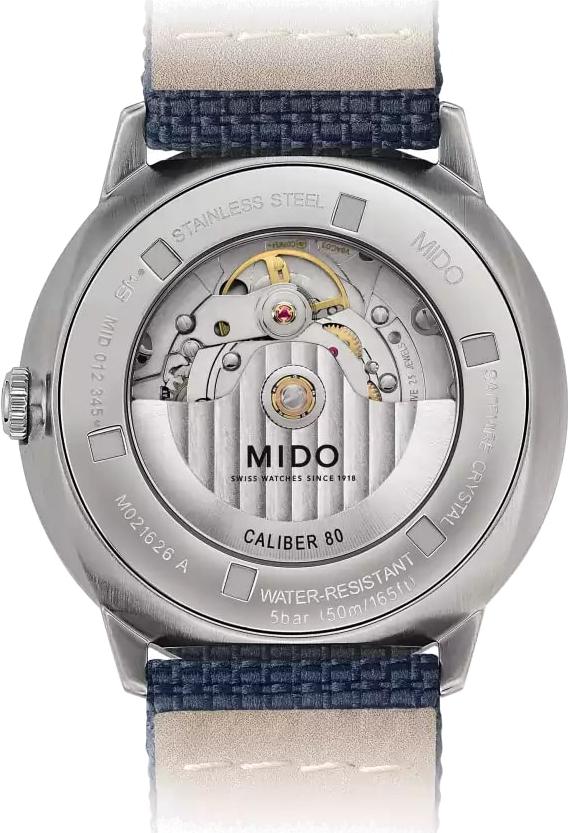 Mido Commander M0216261704100 Automatic Mens Watch 80h Power Reserve