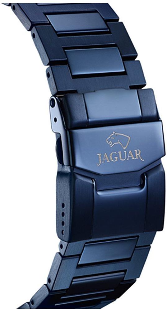 Orologio Uomo Jaguar Executive J897/1 - Cassa 43.5mm In Acciaio Con Quadrante Blu E Cinturino Abbinate, Eleganza Sportiva