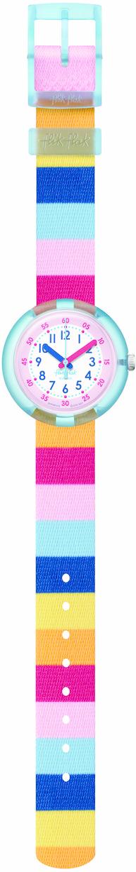 Flik Flak STRIPY PINK FPNP113 Montre élégante pour enfants