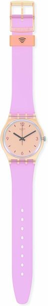 Swatch CORAL DREAMS PAY! SO28O100-5300 Montre Unisexe