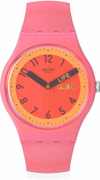 Swatch PROUDLY RED SO29R705 Unisex Swatch PROUDLY RED SO29R705 Unisex