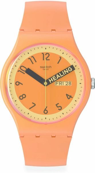 Swatch PROUDLY ORANGE SO29O700 Orologio unisex Swatch PROUDLY ORANGE SO29O700 Orologio unisex
