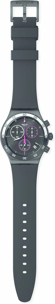 Swatch MAGENTA AT NIGHT YVB413 Herrenchronograph