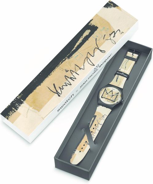 Swatch UNTITLED BY JEAN-MICHEL BASQUIAT SUOZ355 Unisex horloge Swatch UNTITLED BY JEAN-MICHEL BASQUIAT SUOZ355 Unisex horloge