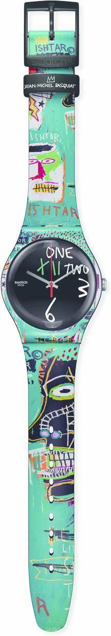 Swatch ISHTAR BY JEAN-MICHEL BASQUIAT SUOZ356 Unisexuhr