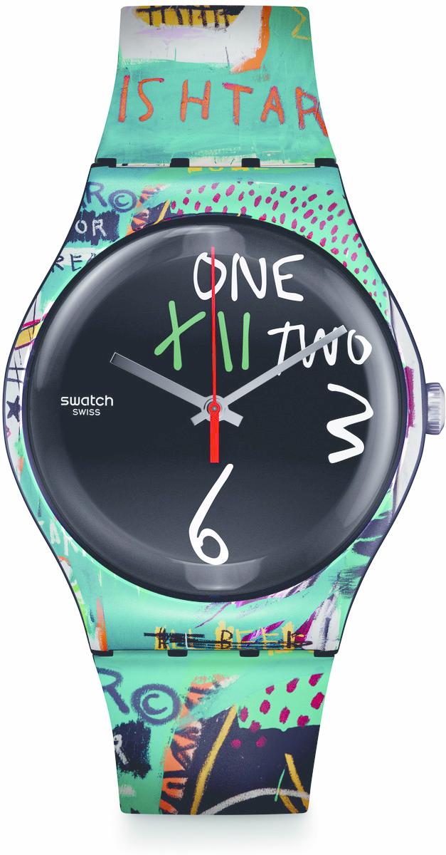 Swatch ISHTAR BY JEAN-MICHEL BASQUIAT SUOZ356 Unisexuhr