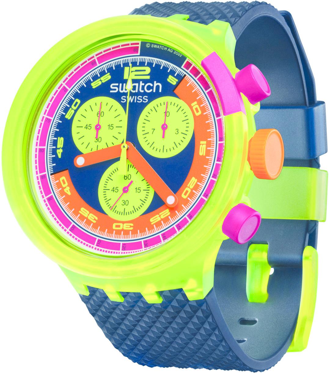 Swatch NEON TO THE MAX PAY! SB06J101-5300 Orologio unisex Swatch NEON TO THE MAX PAY! SB06J101-5300 Orologio unisex