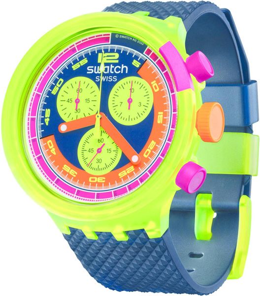 Swatch NEON TO THE MAX PAY! SB06J101-6000 Orologio unisex Swatch NEON TO THE MAX PAY! SB06J101-6000 Orologio unisex