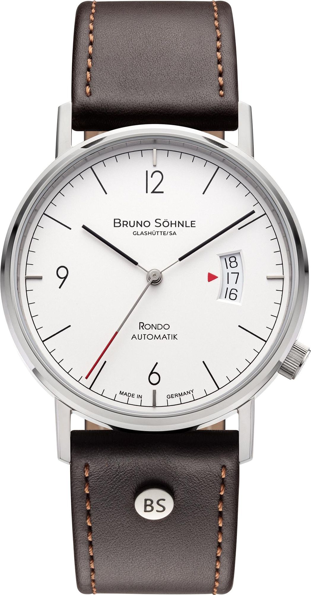BRUNO SÖHNLE UHRENATELIER GLASHÜTTE/SA Rondo Automatik 17-12098-261 Automatisch horloge voor heren BRUNO SÖHNLE UHRENATELIER GLASHÜTTE/SA Rondo Automatik 17-12098-261 Automatisch horloge voor heren
