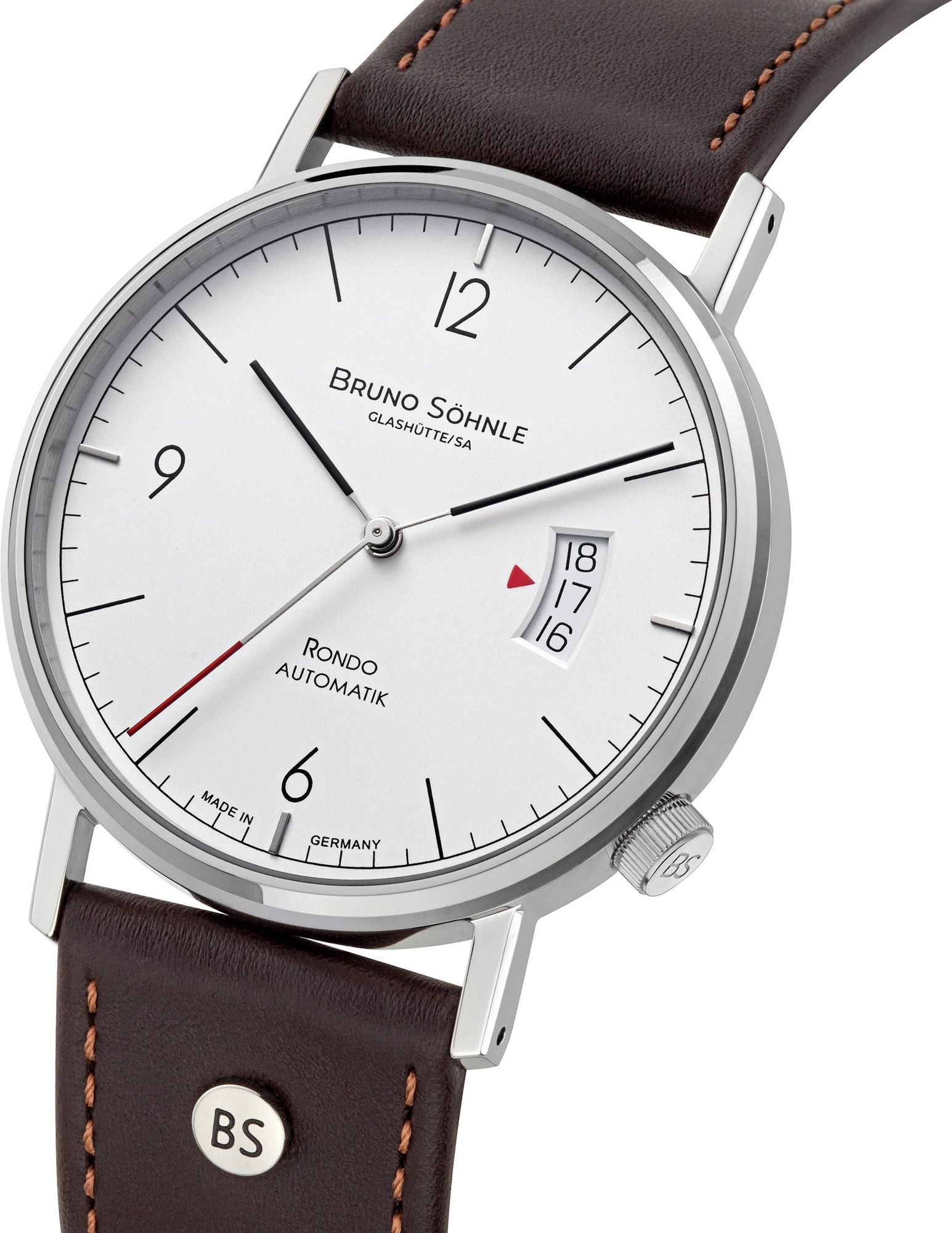 BRUNO SÖHNLE UHRENATELIER GLASHÜTTE/SA Rondo Automatik 17-12098-261 Automatisch horloge voor heren BRUNO SÖHNLE UHRENATELIER GLASHÜTTE/SA Rondo Automatik 17-12098-261 Automatisch horloge voor heren