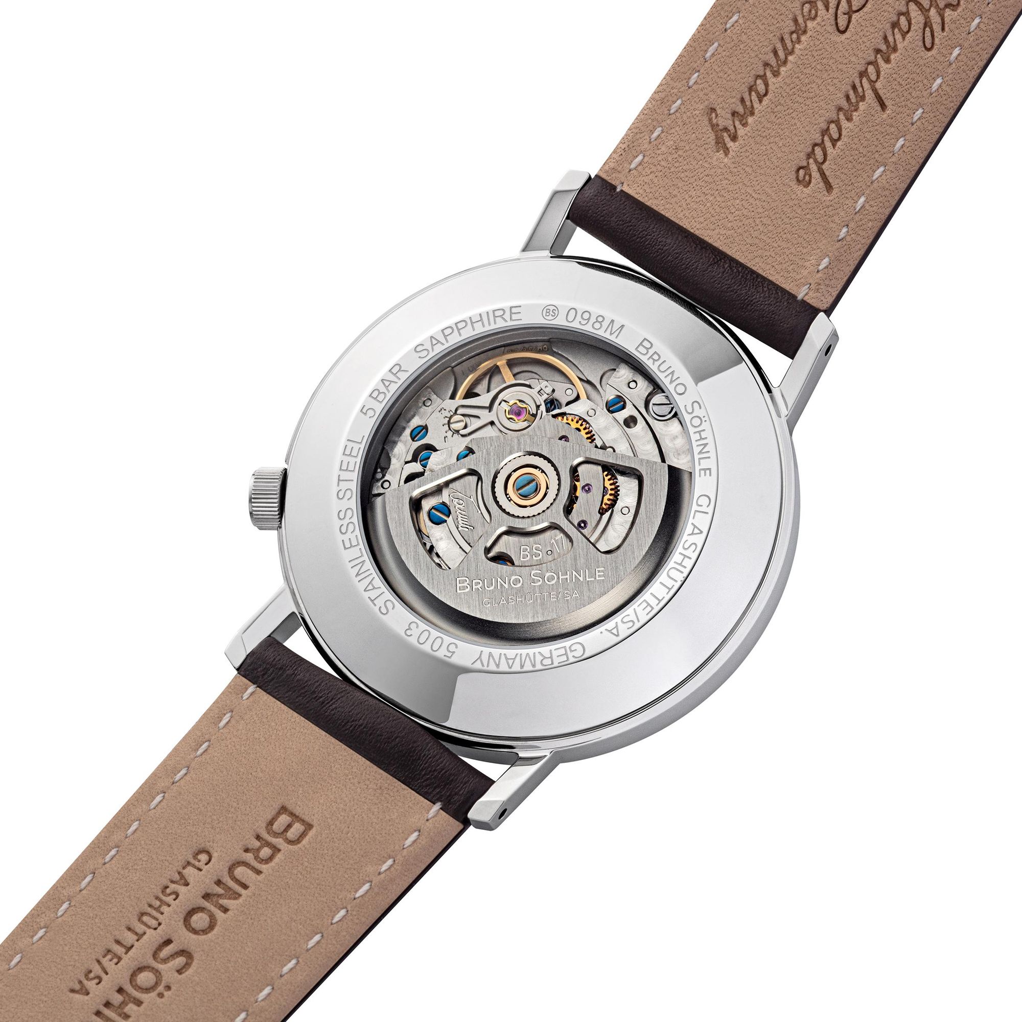 BRUNO SÖHNLE UHRENATELIER GLASHÜTTE/SA Rondo Automatik 17-12098-261 Automatisch horloge voor heren BRUNO SÖHNLE UHRENATELIER GLASHÜTTE/SA Rondo Automatik 17-12098-261 Automatisch horloge voor heren