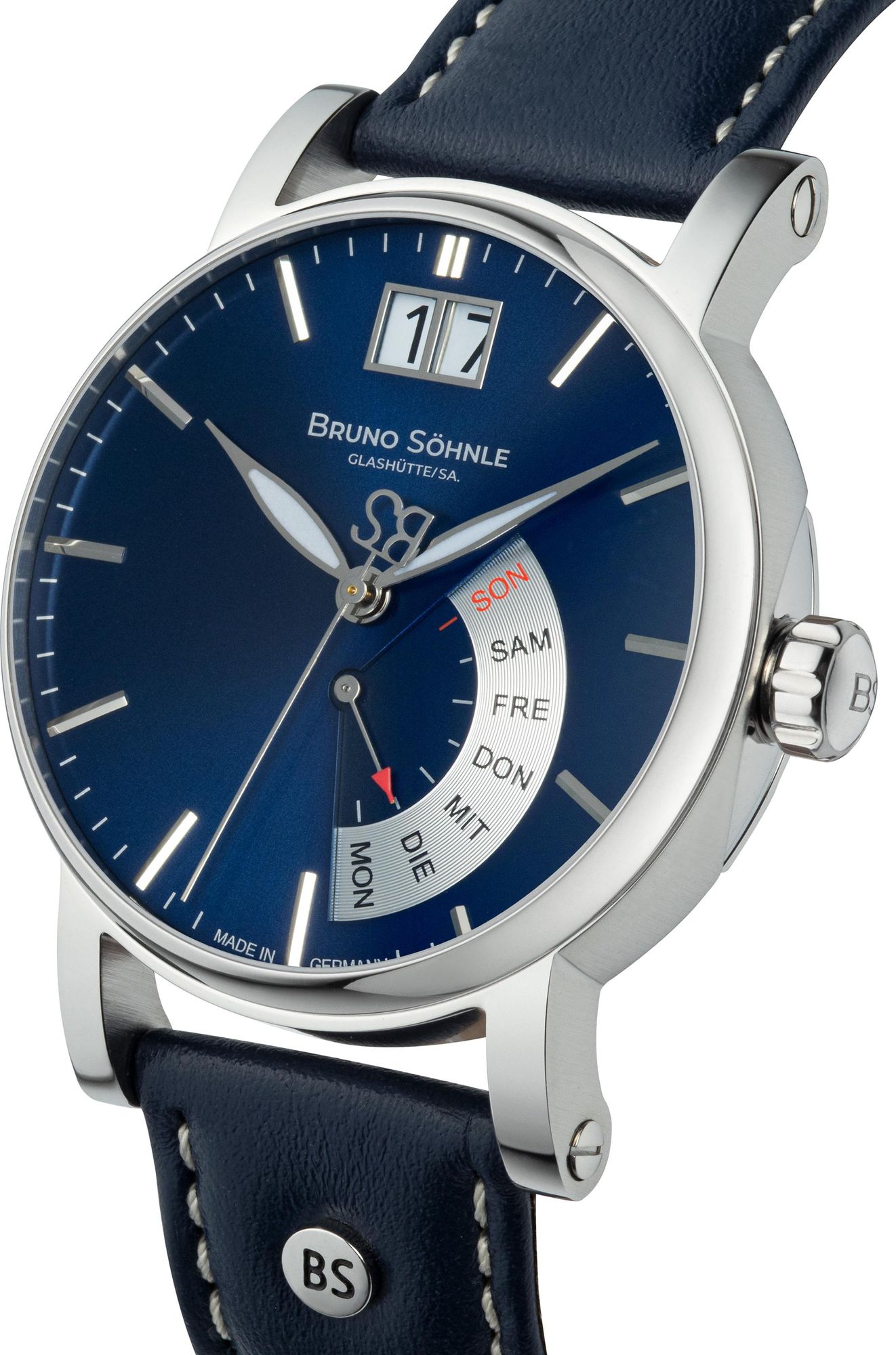 BRUNO SÖHNLE UHRENATELIER GLASHÜTTE/SA Pesaro I 17-13073-341 Mens Wristwatch BRUNO SÖHNLE UHRENATELIER GLASHÜTTE/SA Pesaro I 17-13073-341 Mens Wristwatch