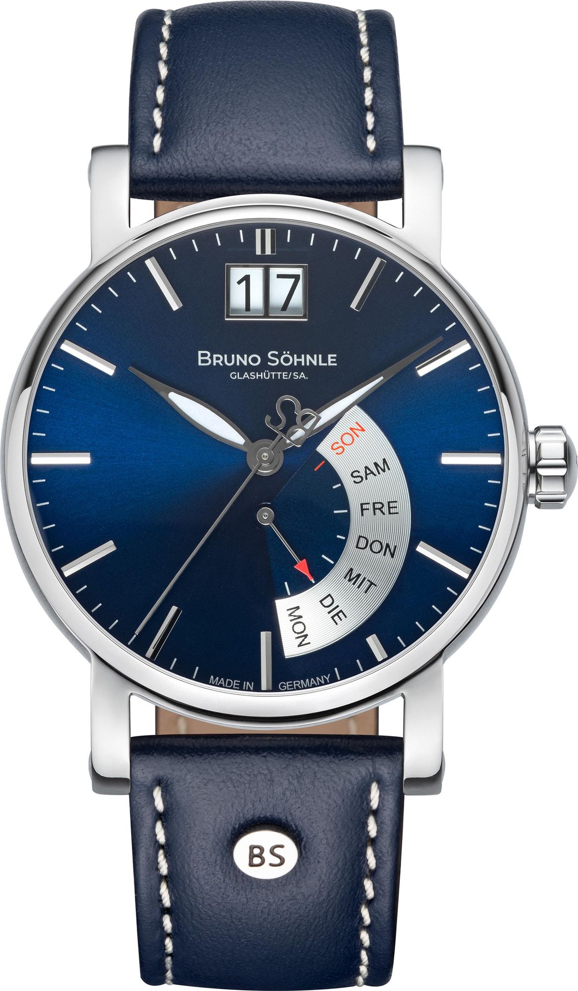 BRUNO SÖHNLE UHRENATELIER GLASHÜTTE/SA Pesaro I 17-13073-341 Mens Wristwatch BRUNO SÖHNLE UHRENATELIER GLASHÜTTE/SA Pesaro I 17-13073-341 Mens Wristwatch
