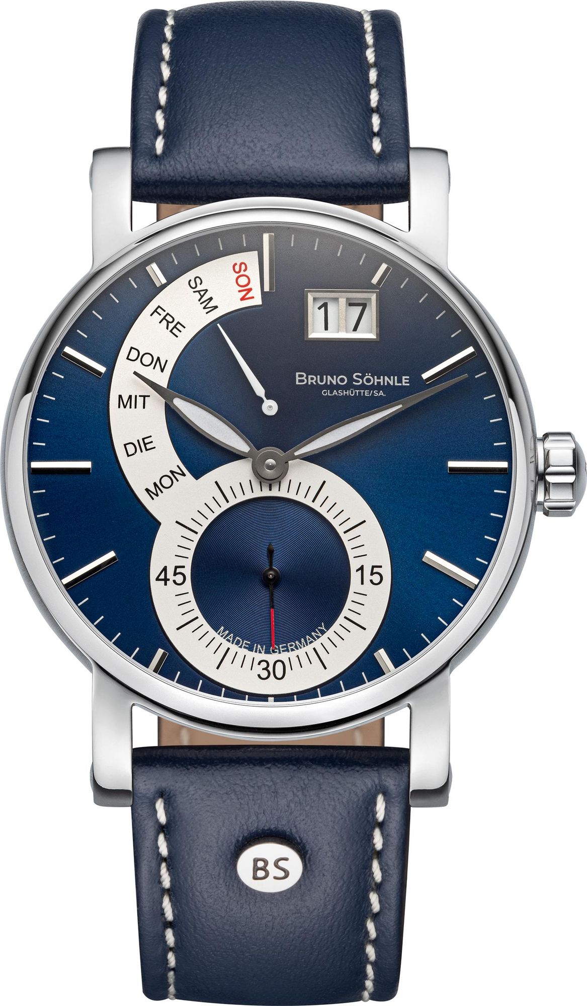 BRUNO SÖHNLE UHRENATELIER GLASHÜTTE/SA Pesaro II 17-13073-383 Herrenarmbanduhr