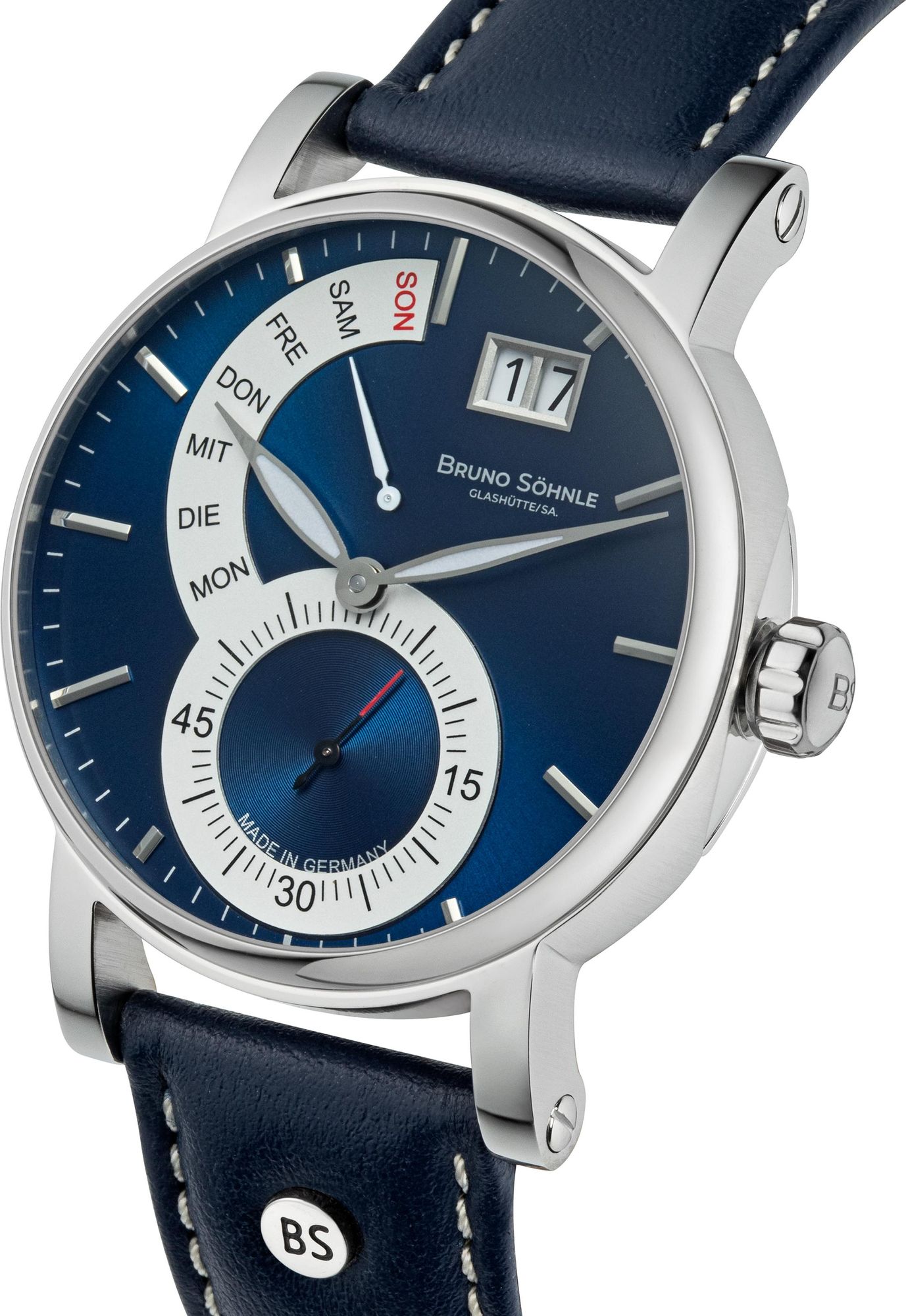 BRUNO SÖHNLE UHRENATELIER GLASHÜTTE/SA Pesaro II 17-13073-383 Herrenarmbanduhr