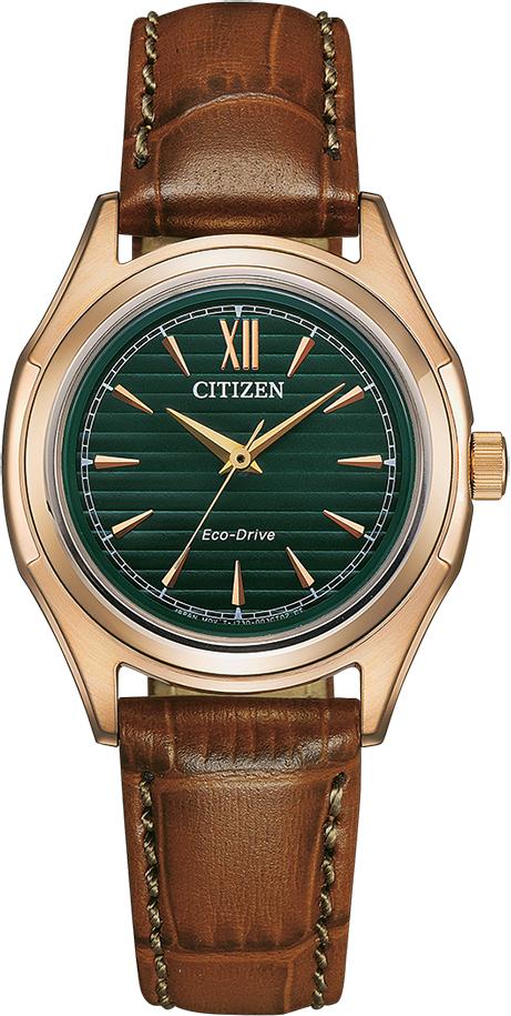 Citizen Leder FE2113-16X Dames armbandhorloge