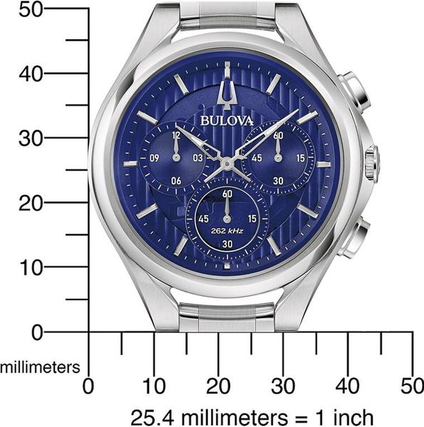 Bulova Curv 96A302 Cronógrafo para hombres Bulova Curv 96A302 Cronógrafo para hombres