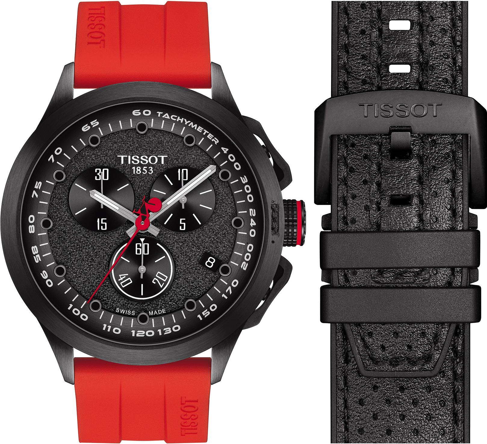 Tissot T-RACE CYCLING 2023 T135.417.37.051.04 Cronógrafo para hombres Con pulsera adicional