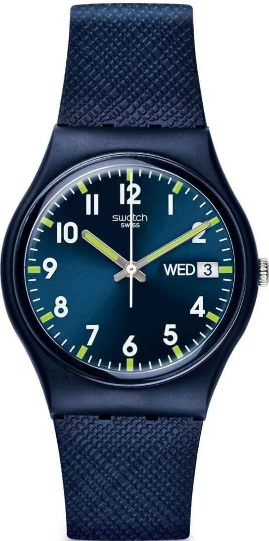 Swatch Original Sir Blue Day Date SO28N702 Armbanduhr