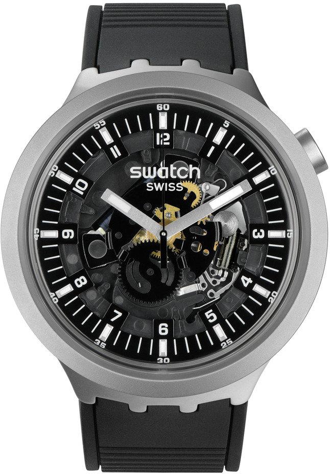 Swatch Big Bold Armbanduhr Dark Irony SB07S105 Orologio da polso uomo