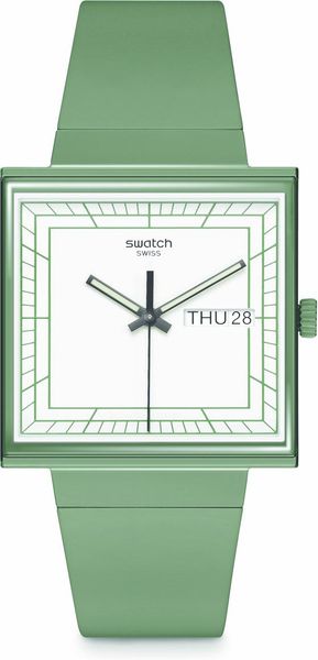 Swatch WHAT IF…GREEN SO34G700 Unisexuhr Design Highlight