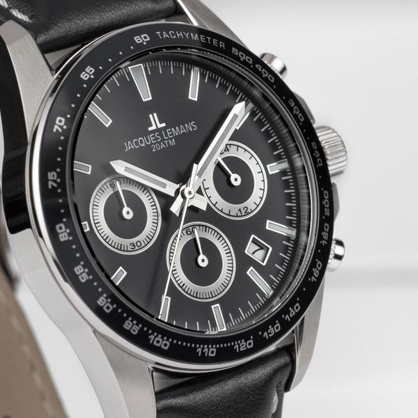 Jacques Lemans Liverpool 1-1877A Chronographe pour homme Fond Vissé Jacques Lemans Liverpool 1-1877A Chronographe pour homme Fond Vissé
