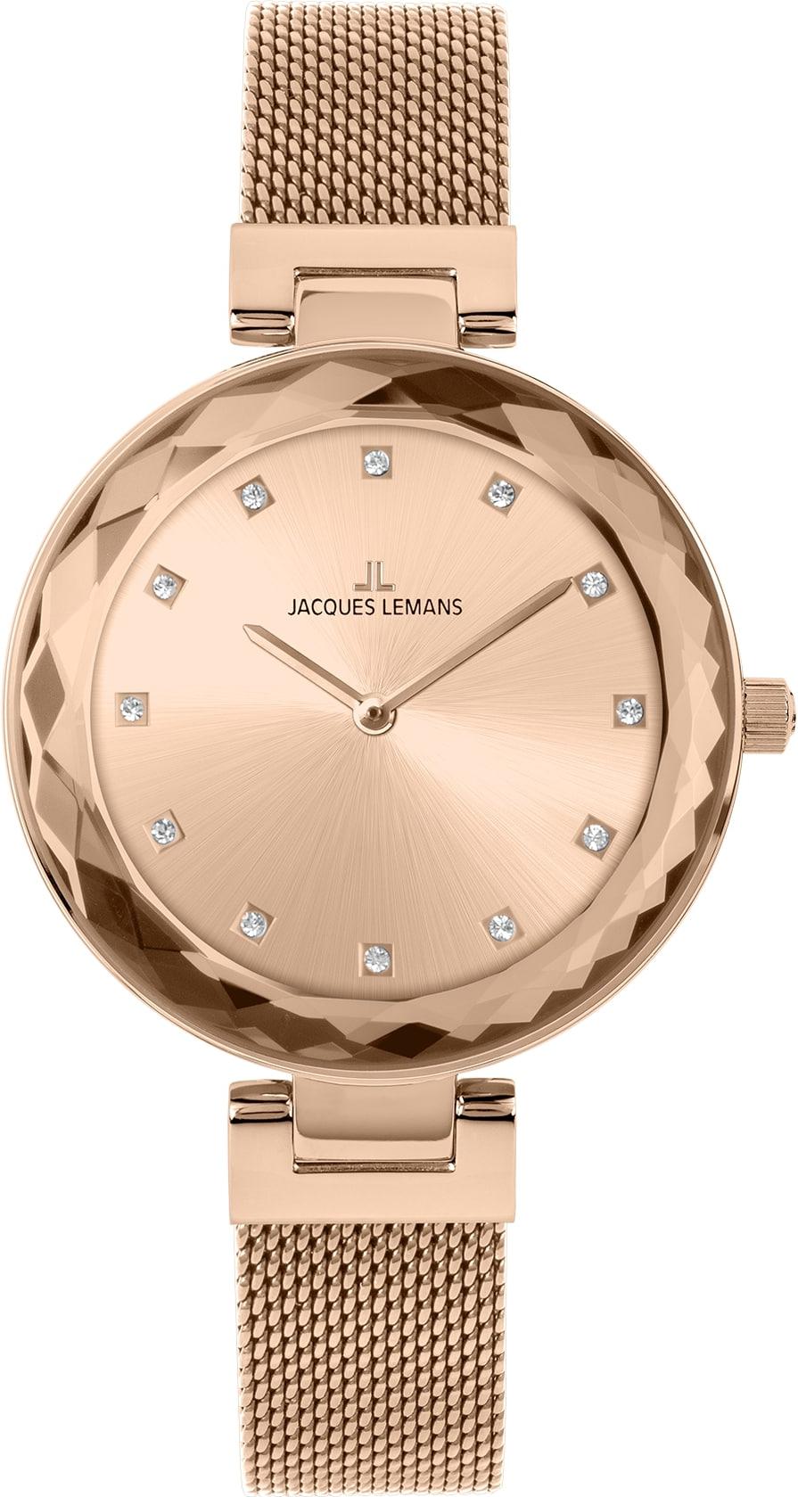 Jacques Lemans Milano 1-2139D Montre Bracelet pour femmes